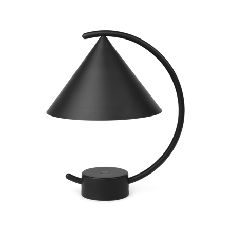 Meridian bordlampe, svart