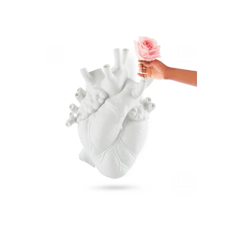 Love in Bloom Vas 42x60 cm Porslin Vit