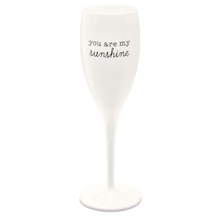Koziol Cheers Champagneglas 10 cl 6-pak You are my sunshine