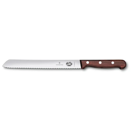 Victorinox Leipäveitsi puukahvalla 21 cm saarnia