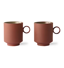 Bold & Basic Ceramics KaffeKop Terra 2-pak