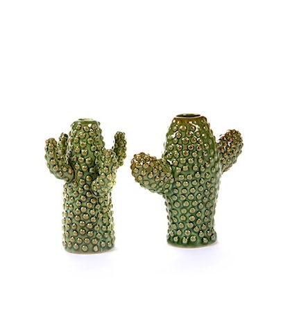 Kaktus Keramik Grön Mini