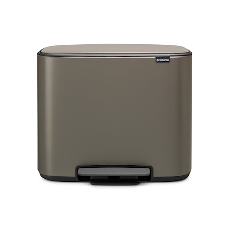 Brabantia Bo Soptunna med Pedal Platinum 11+23 L