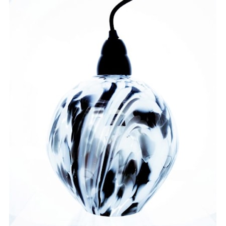 Magnor Zebra Lampa 22 cm Glas