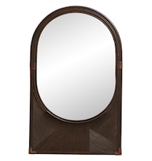 Tura speil med hylle Medium, brun