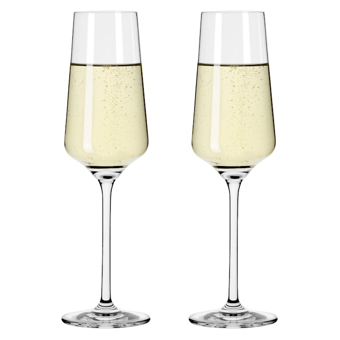 Lichtweiss Champagneglas 2-p
