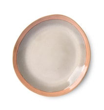 Ceramic 70's Assiette Earth