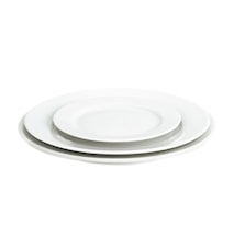 Sancerre bord flat wit, Ø 28 cm
