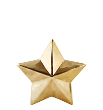 Figur Stjärna Guld 12x12 cm