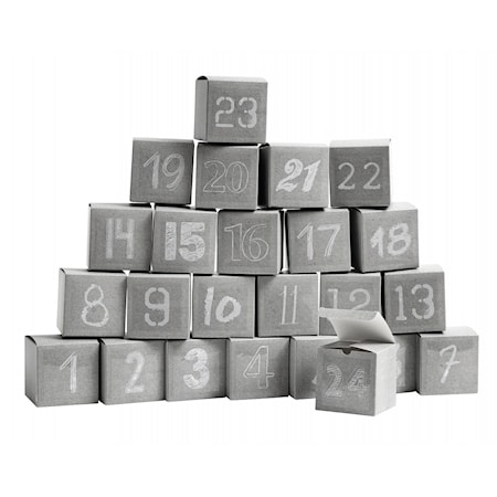 Calendario Juego de Cajas 24 piezas