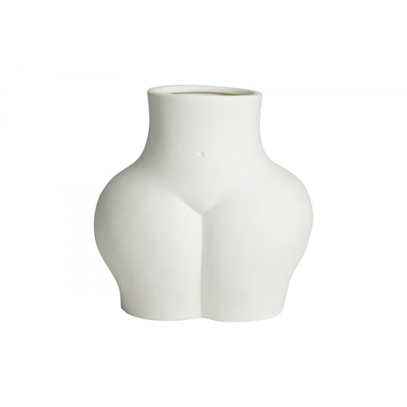 Nordal Avaji Lower Body Vase Hvid