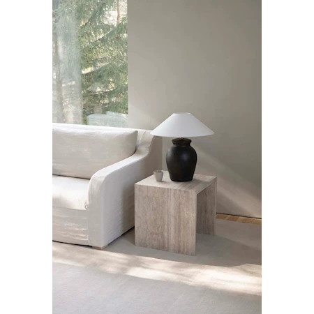 Berit Lampfot 38 cm Svart