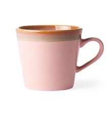 Ceramic 70's Cappuccino Kopp Pink