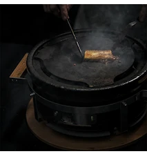 Shichirin Teppanyaki Ø 27 cm Rustfritt Stål