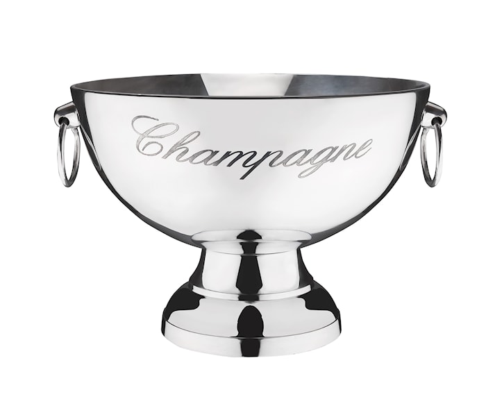 Seau à champagne Christel aluminium/chrome