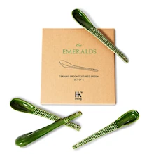 Emeralds Lusikka 4-pakkaus 15,2 cm Keramiikka Vihreä