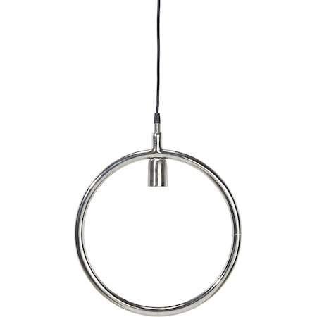 Circle taklampe Krom 25 cm