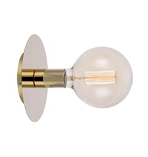 Disc Væg-/Taglampe Messing