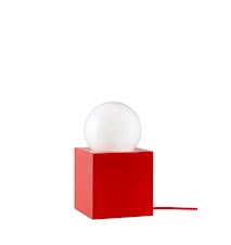 Bob Bordlampe 14 cm Rød