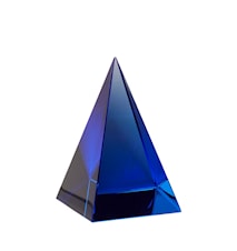 Glaspyramid Blå
