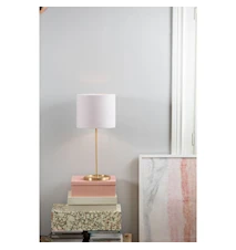 Sanna 28 cm lampeskjerm - Pale pink