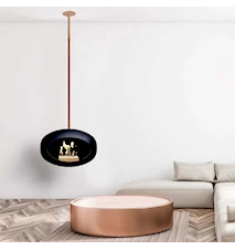 Le Feu Dome Sky Eldstad 50 cm Svart/Roséguld