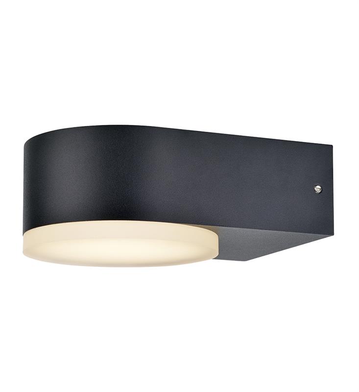 Monza Vegglampe IP44 1L Svart VEGGLAMPE MARKSLÖJD LOTTA SVART