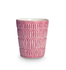 Stripes Mugg 30 cl 10x8 cm Keramik Rosa