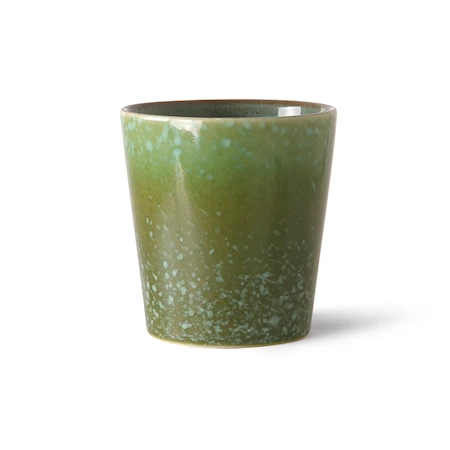 70s ceramics: Kaffekopper Spring greens Sett på 4
