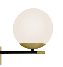Nostalgia vegglampe, matt gull
