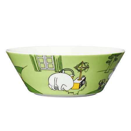 Moomin Bowl 15 cm Moomintroll Green