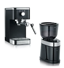 Set machine à espresso manuelle et moulin à café Salita
