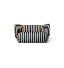 Rico Louisiana Soffa 2-sits Sand/Svart