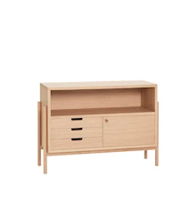 Kommode, egetræ, FSC, natur
