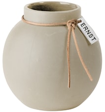 Round Vase Stoneware 10 cm - Nature