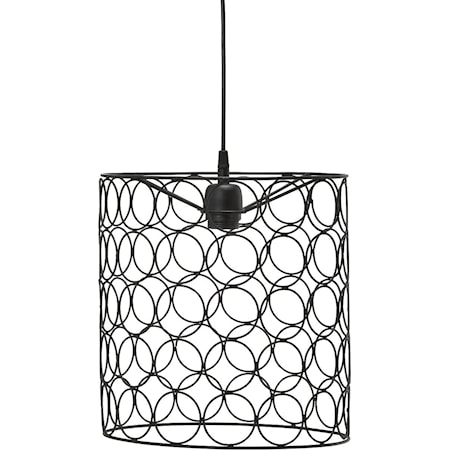 Taklampe Ring Svart