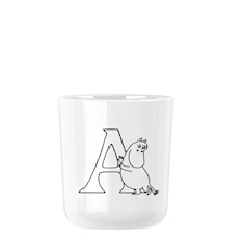 A Moomin ABC Mugg 20 cl Vit