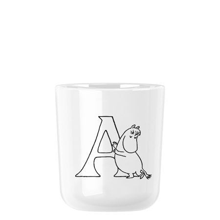 Billede af A Moomin ABC Krus 20 cl Hvid