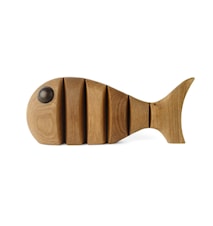 The Wood Fish Mega Tredekorasjon 44 cm Eik