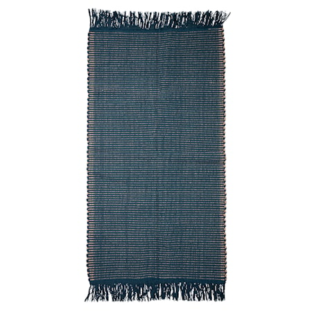 Alfombra Cotton Blue 160x80 cm