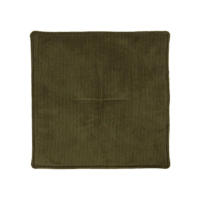Cord Cojín de asiento Verde 35x35 cm