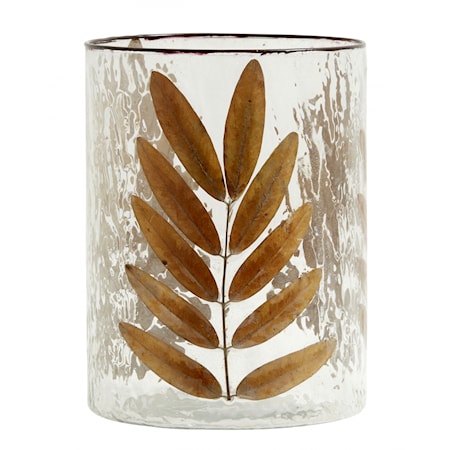 Leaves Vas/Ljuslykta Glas Large