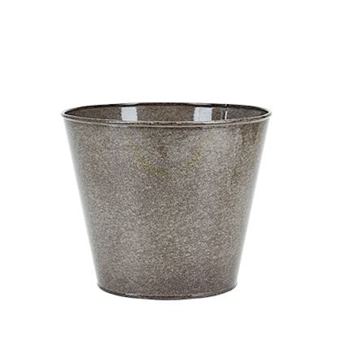 Pot Metal Grey 17x20 cm