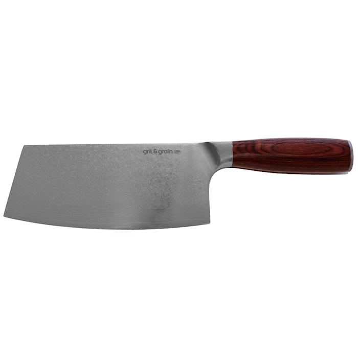 Couteau de Chef Chinois 67 Couches Acier de Damas 18 cm