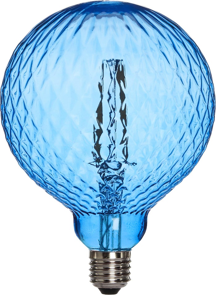 Elegance LED Cristal Cristal Blå 125mm