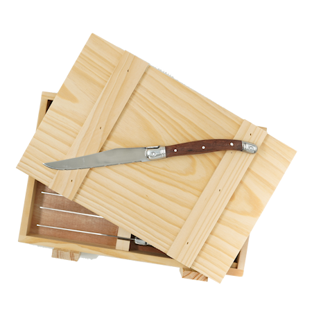 Grillkniver 8 stk i treboks