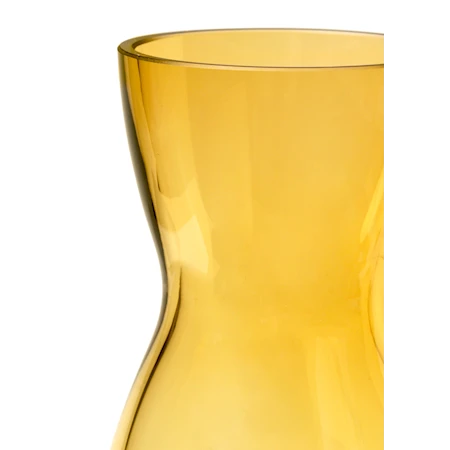 Calabas vase 16 cm, Amber