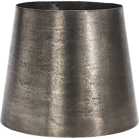 Mia Metall Lampskärm Råsilver 17cm