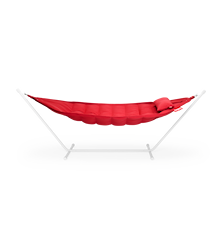 Fatboy® headdemock superb red incl. pillow & rack light grey