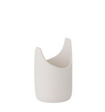 Vaso in porcellana bianco 11 cm
